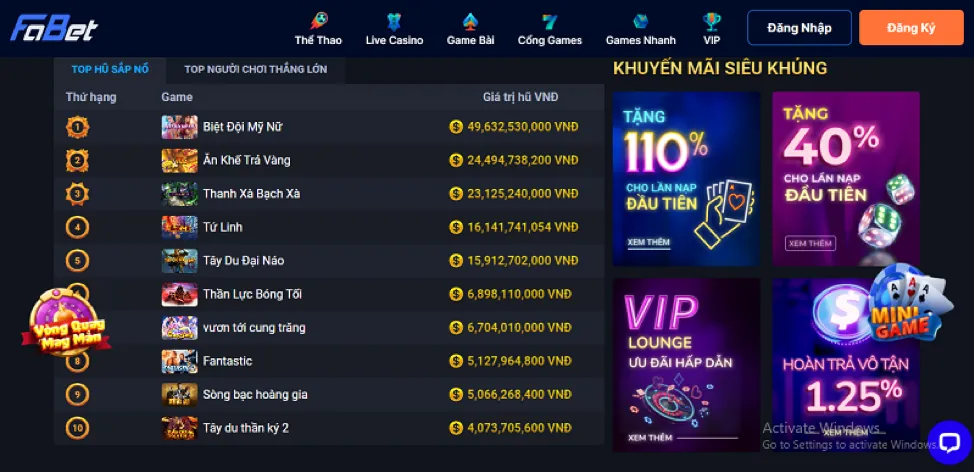 Cấp bậc VIP Bạc